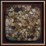 Resin, sand, stones & artificial eye • 30x30cm • More pic. > GALLERY SCULPTURES
